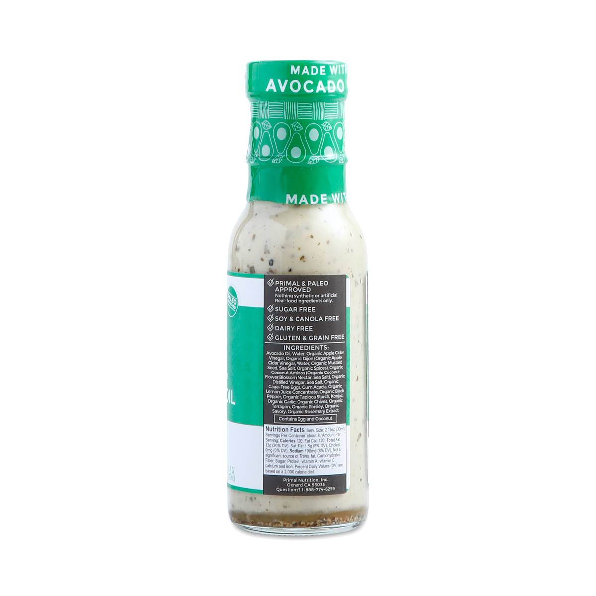 Primal Kitchen Green Goddess Avocado Oil Dressing & Marinade Thrive