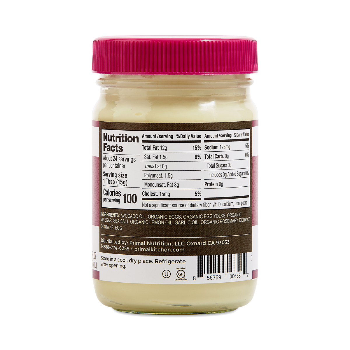 Primal Kitchen Garlic Aioli Mayo with Avocado Oil Thrive Market