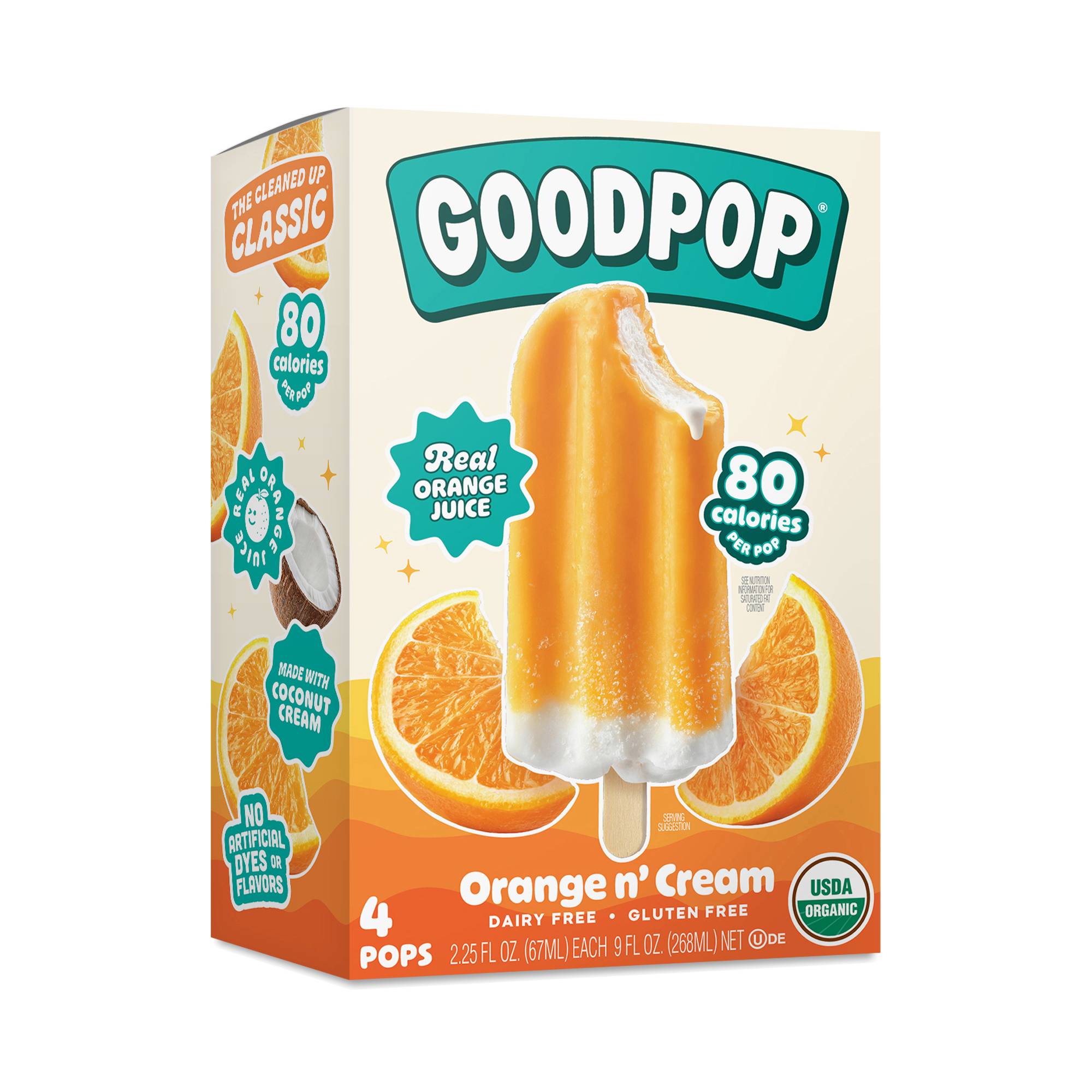 Dairy-Free Pops, Orange n' Cream