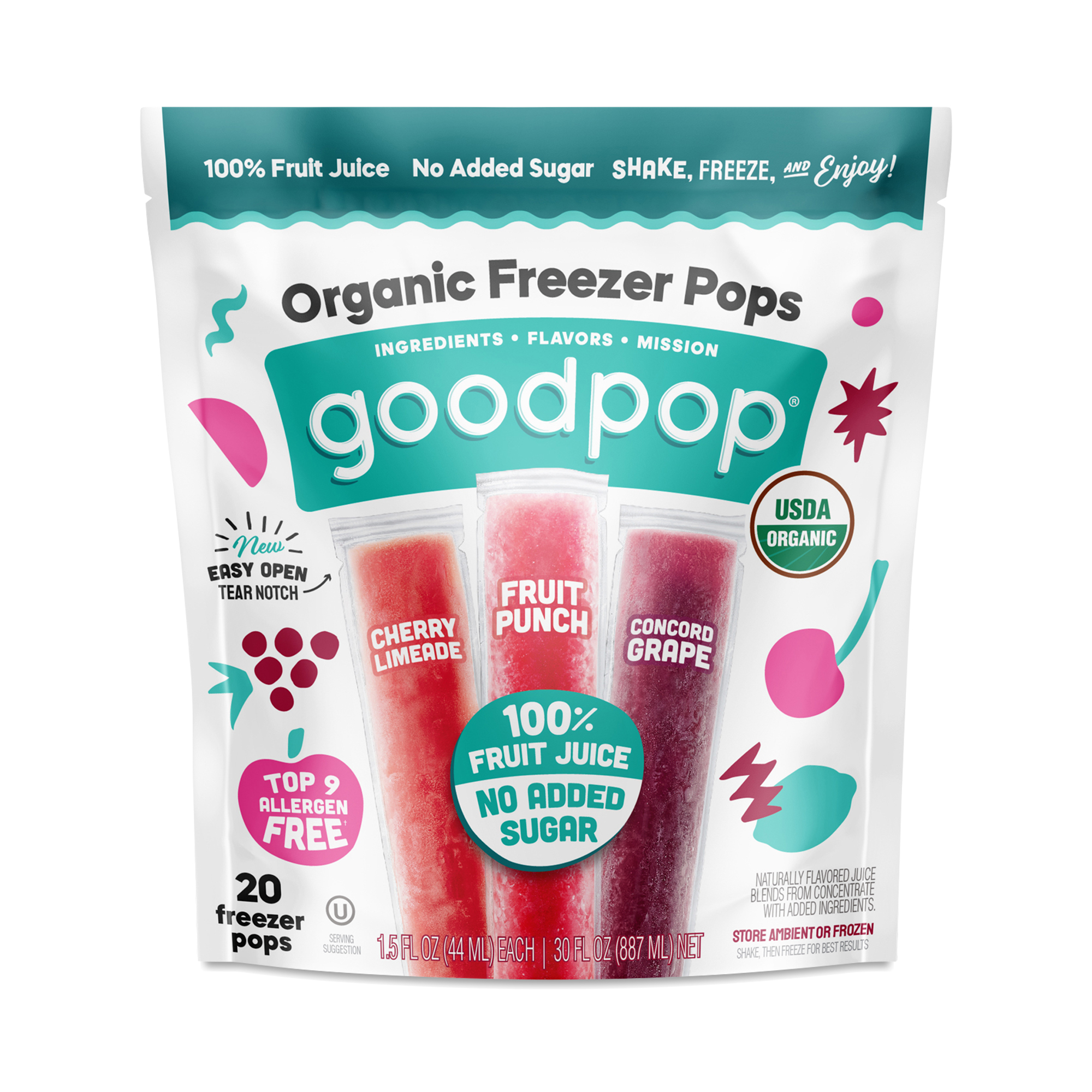 GoodPop Organic Freezer Pops | Thrive Market