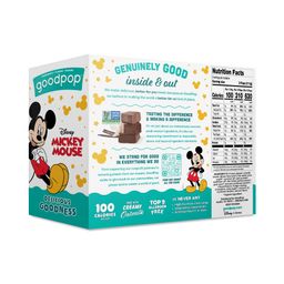 Dairy-Free Pops, Mickey Mouse Fudge n' Vanilla