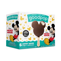 Dairy-Free Pops, Mickey Mouse Fudge n' Vanilla