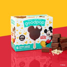 Dairy-Free Pops, Mickey Mouse Fudge n' Vanilla