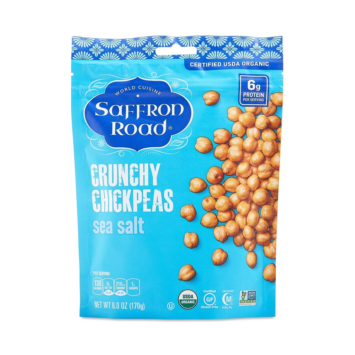 Saffron Road Sea Salt Crunchy Chickpeas Thrive Market