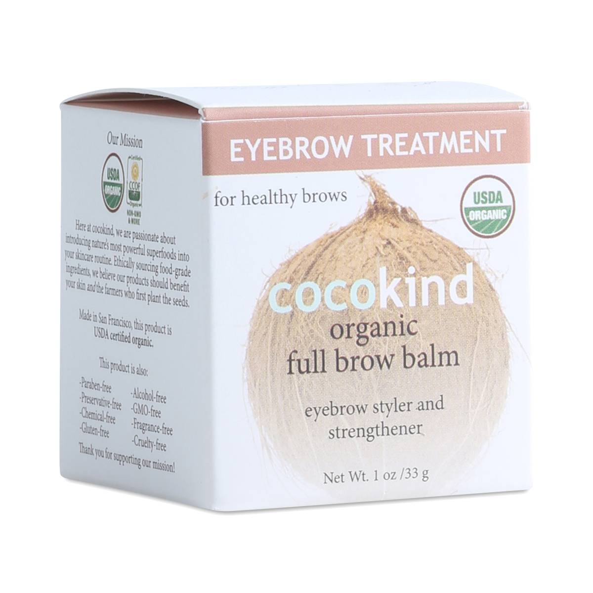 Organic Full Brow Balm by Cocokind Thrive Market