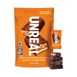 Dark Chocolate Bars, Caramel Peanut Nougat