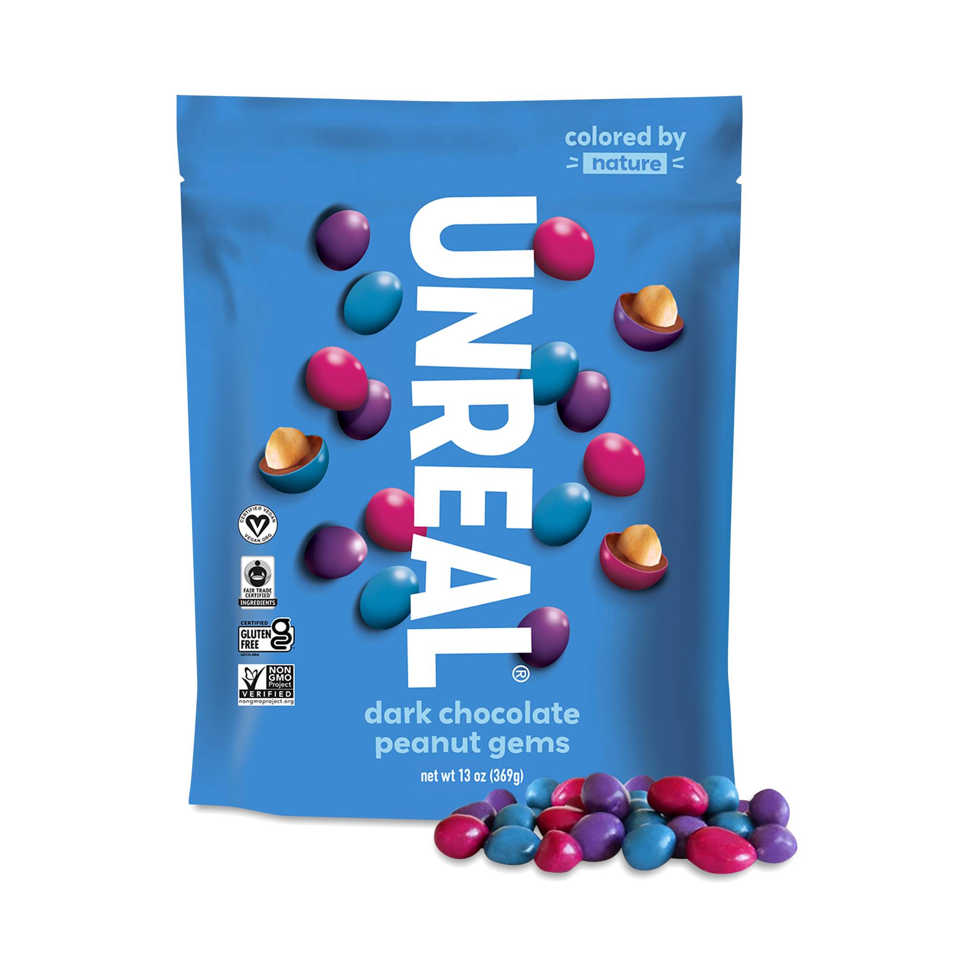 Dark Chocolate Gems, Peanut, Value Pack