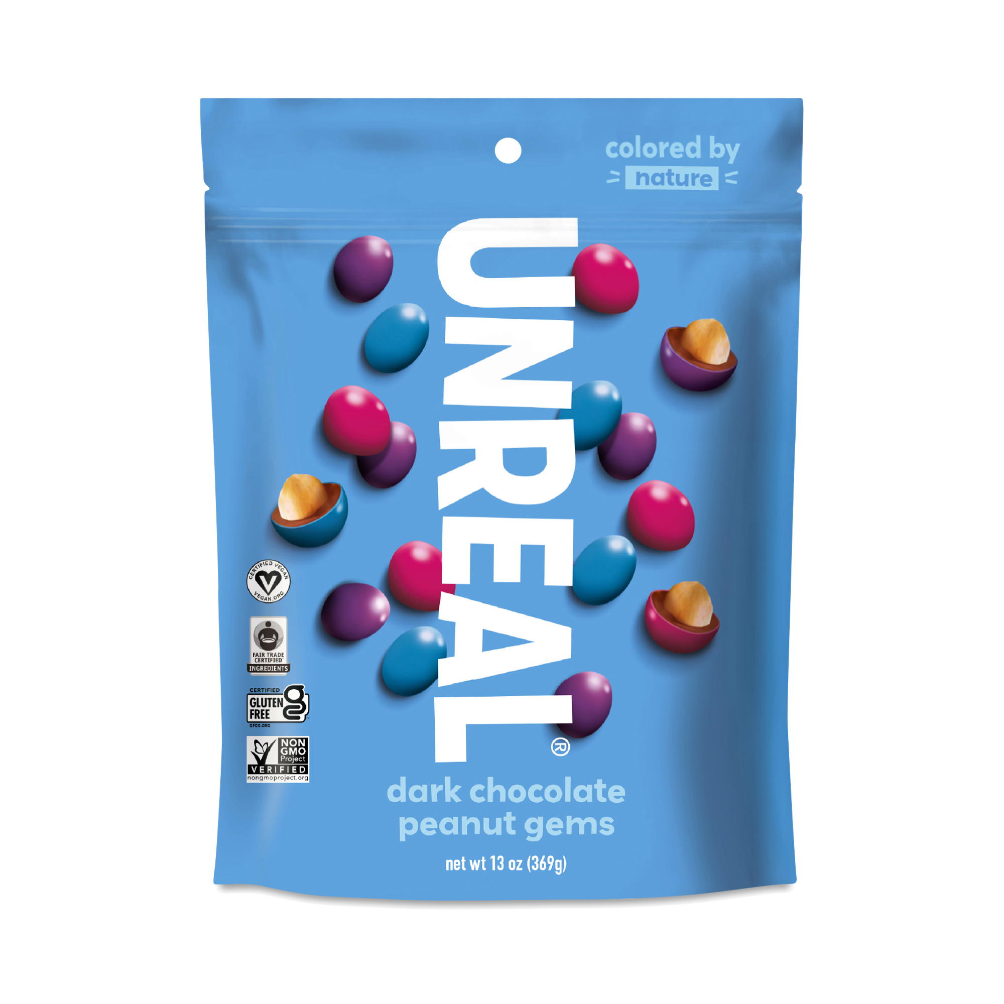 Unreal Dark Chocolate Gems, Peanut, Value Pack Thrive Market
