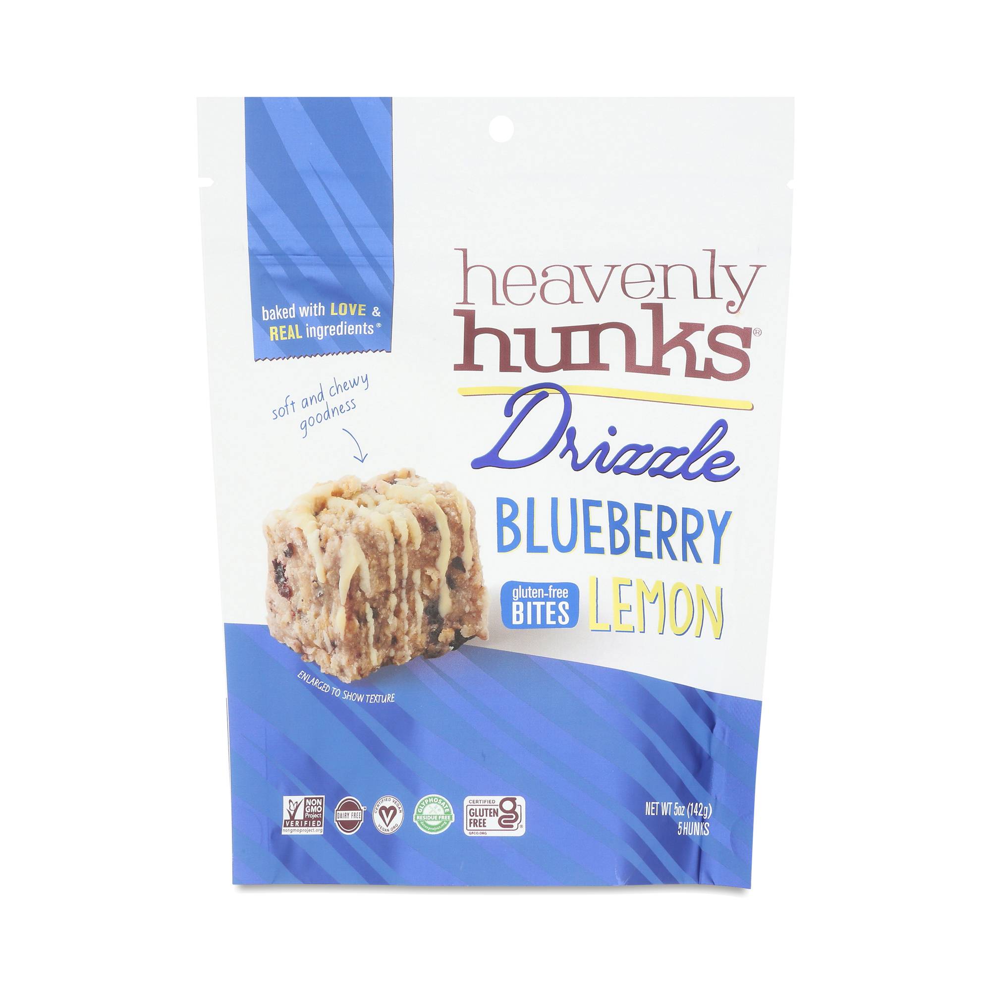 Gluten-Free Bites, Blueberry Lemon Drizzle