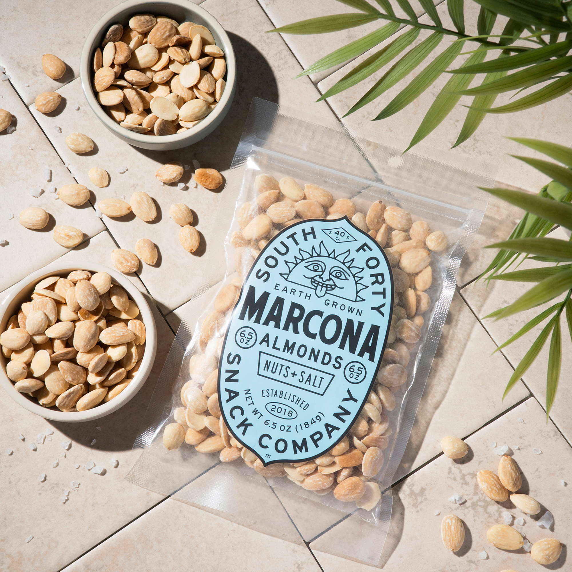 South 40 Snacks Marcona Almonds, Nuts & Salt | Thrive Market