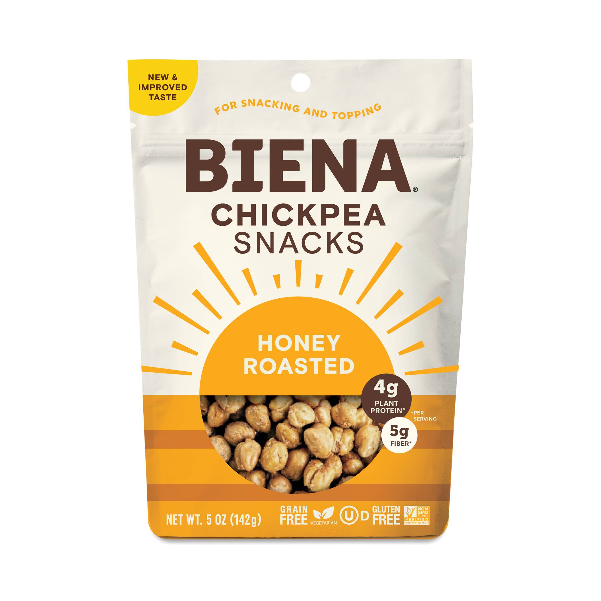 Honey Roasted Chickpea Snacks