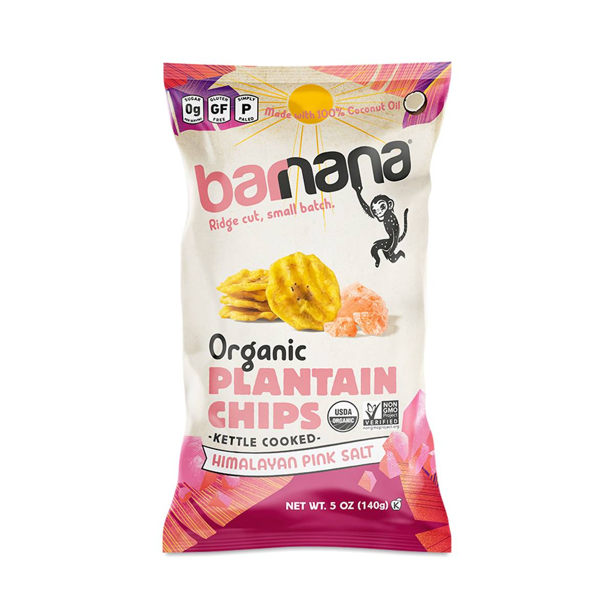 Plantain Chips, Himalayan Pink Sea Salt