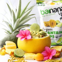 Organic Plantain Chips, Acapulco Lime