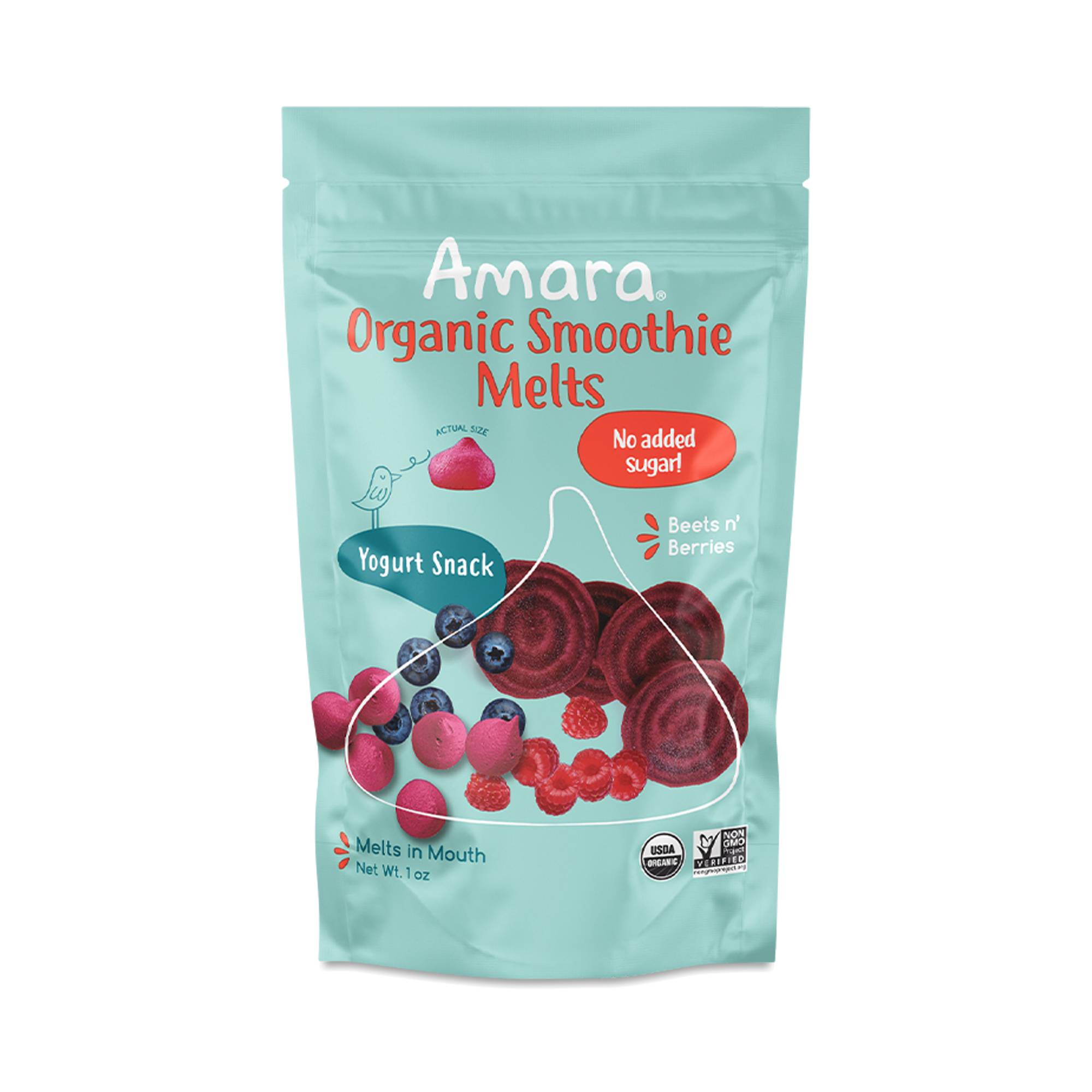No Added Sugar Yogurt Melts, Beets n' Berries