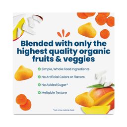 Organic Smoothie Melts, Mango Carrots