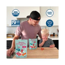 Organic Smoothie Melts, Carrot Raspberry