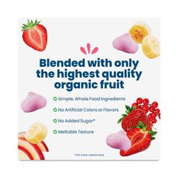Organic Smoothie Melts, Mixed Red Berries