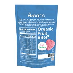 Organic Fruit Bites, Sweet Strawberry