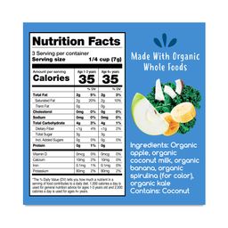 Organic Fruit Bites, Apple Kale