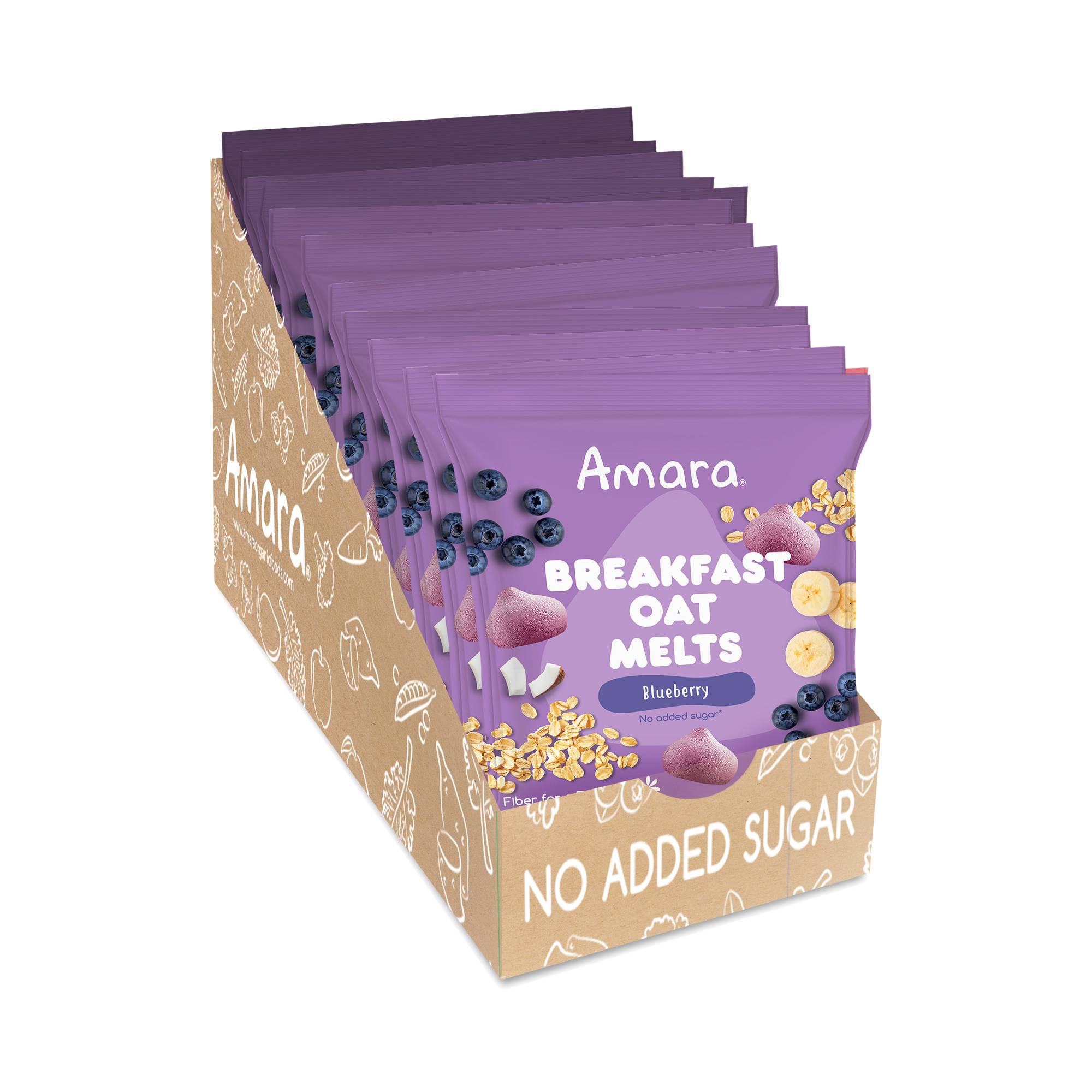 Organic Breakfast Oat Melts, Blueberry