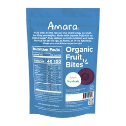 Organic Fruit Bites, Blueberry
