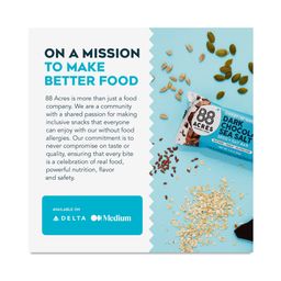 Seed & Oat Bar, Dark Chocolate Sea Salt