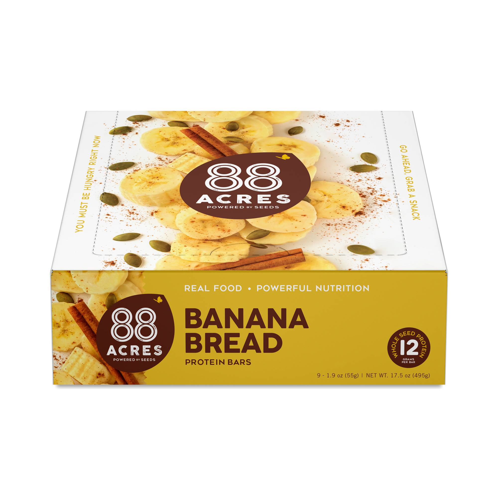 Pumpkin Seed Protein Bar, Banana Bread