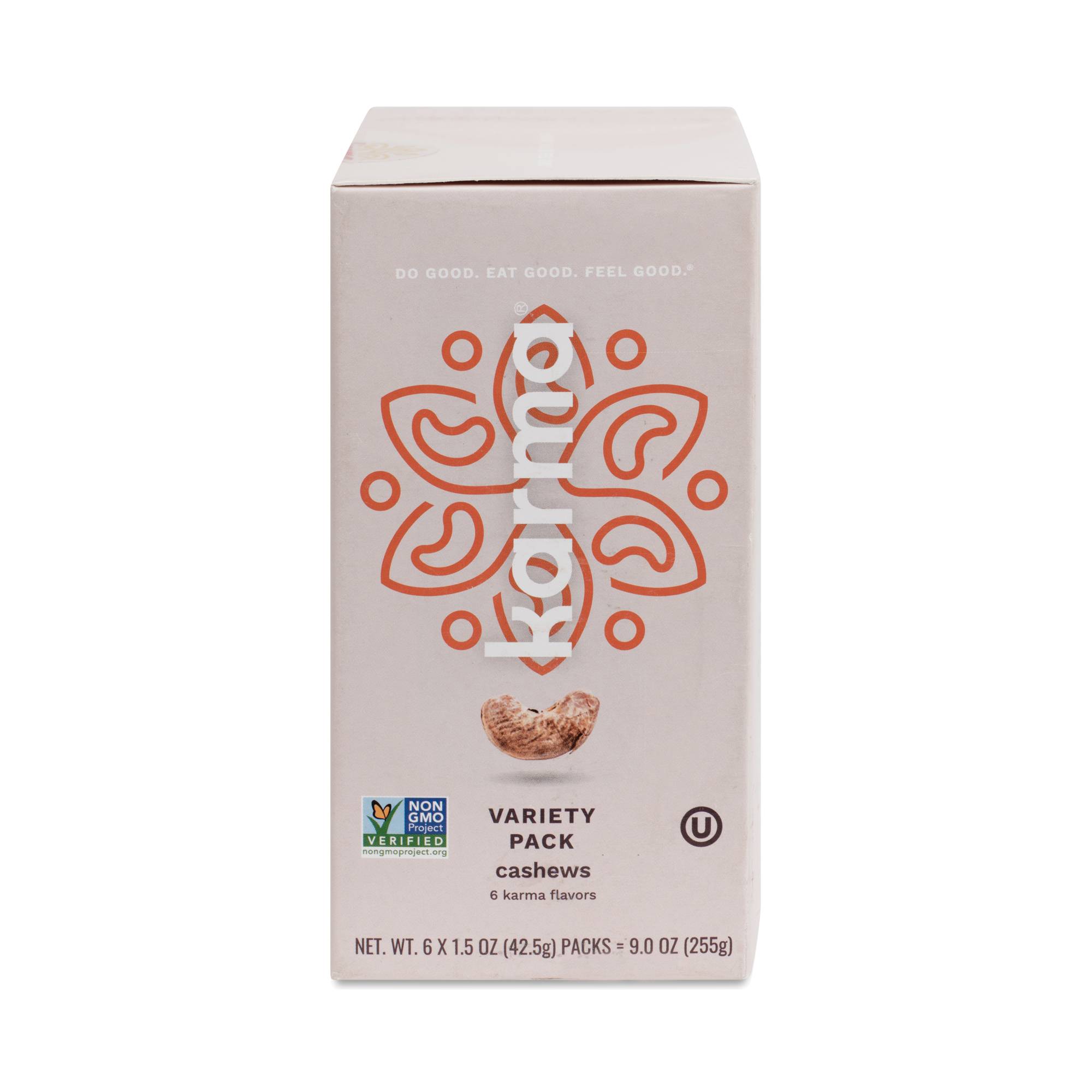 Wrapped & Roasted Cashews, Variety Snack Pack