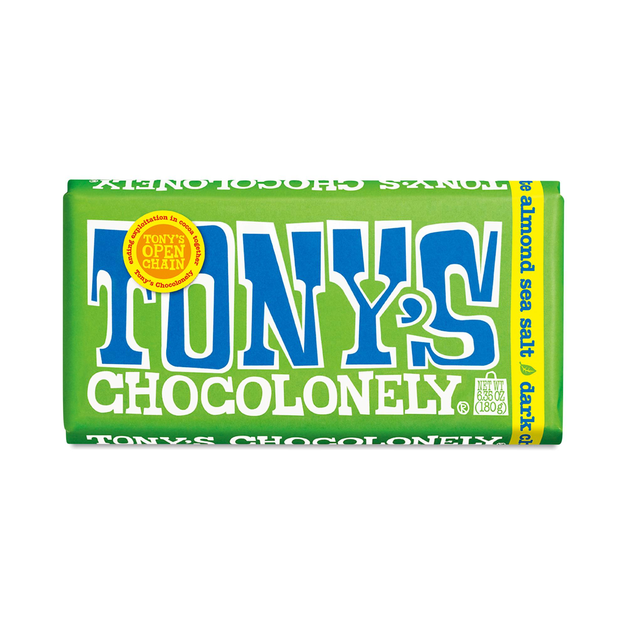 Dark Chocolate 51% Bar, Almond Sea Salt