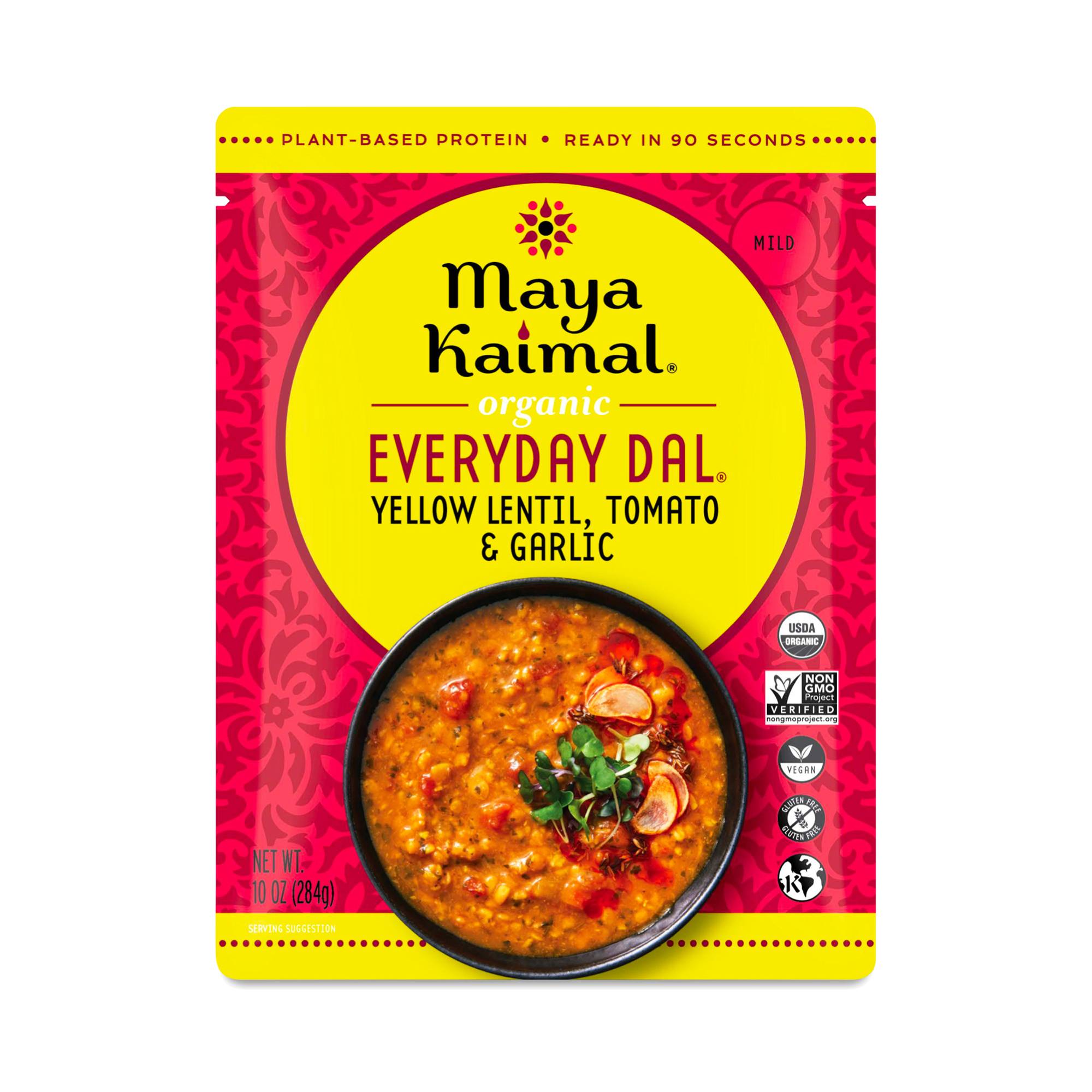 Organic Everyday Dal, Yellow Lentils, Tomato & Garlic