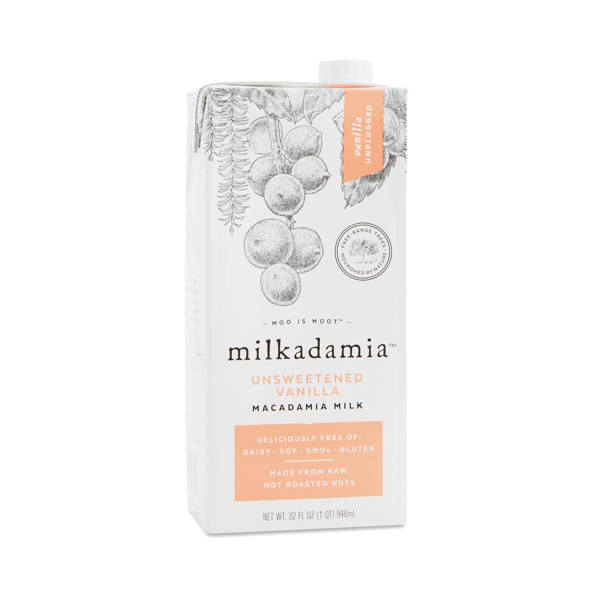 Unsweetened Vanilla Macadamia Milk by Milkadamia Thrive Market
