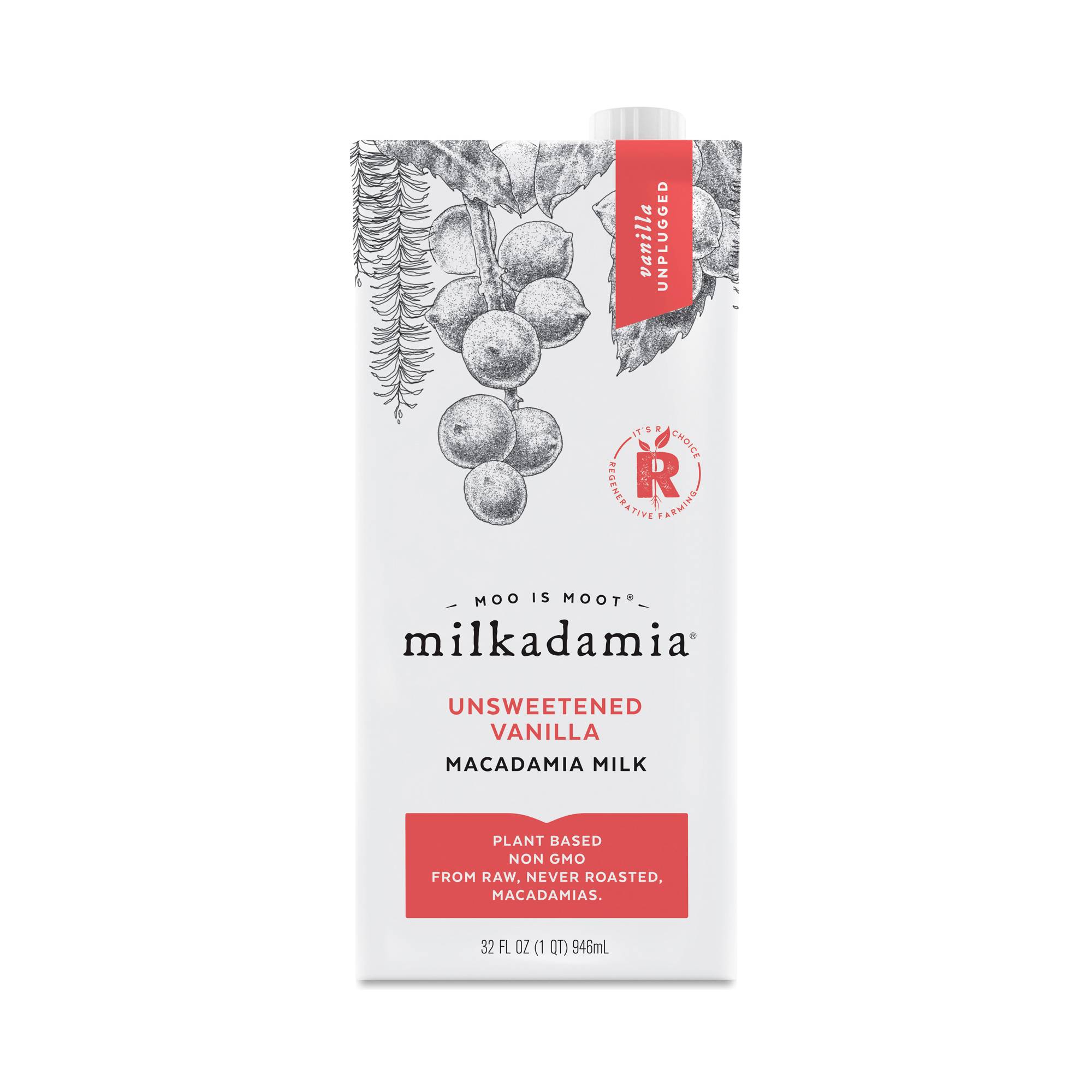 Unsweetened Vanilla Macadamia Milk