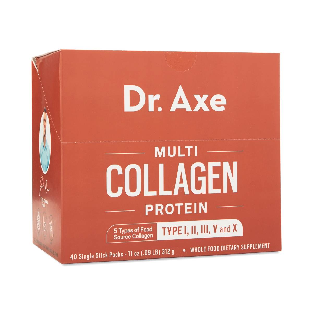 Ancient Nutrition Dr. Axe Multi Collagen Protein Powder Stick Packs