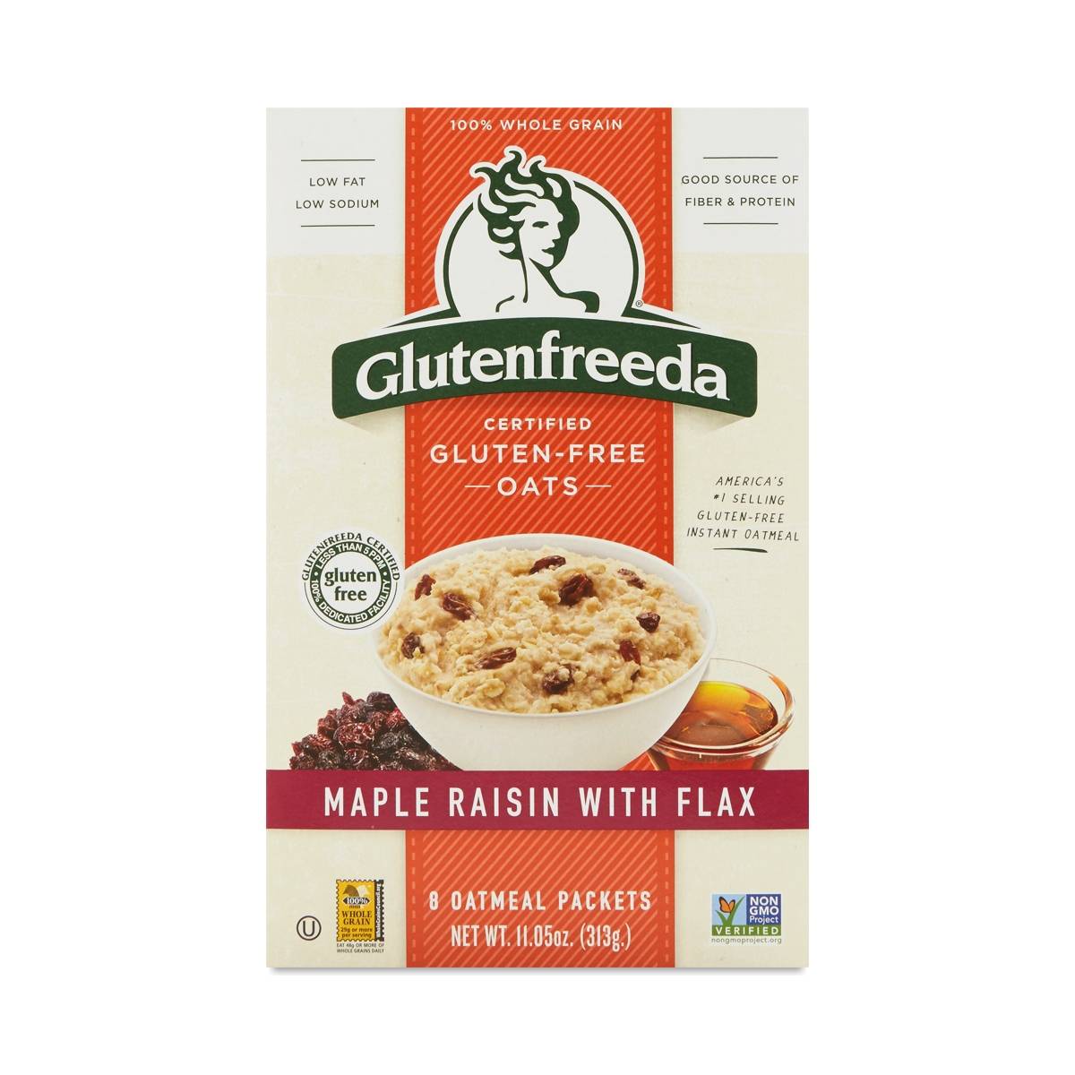 Maple Raisin w/ Flax Instant Oatmeal by Glutenfreeda Thrive Market