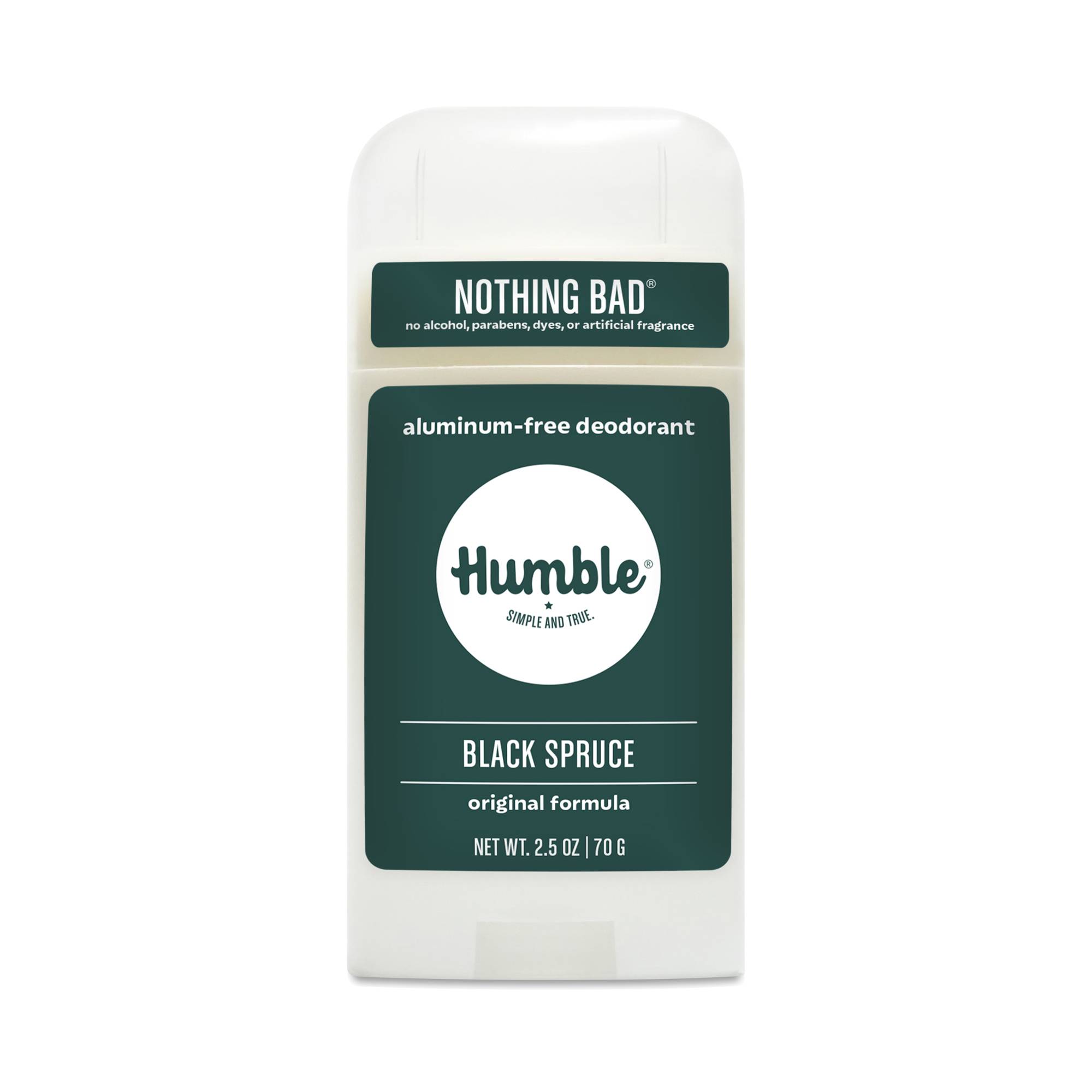 Aluminum Free Deodorant, Black Spruce