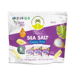 Cassava Strips, Sea Salt, Snack Packs