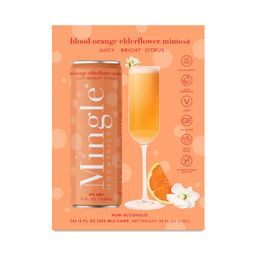 Mocktail, Blood Orange Elderflower Mimosa