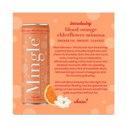 Mocktail, Blood Orange Elderflower Mimosa