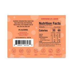 Mocktail, Blood Orange Elderflower Mimosa