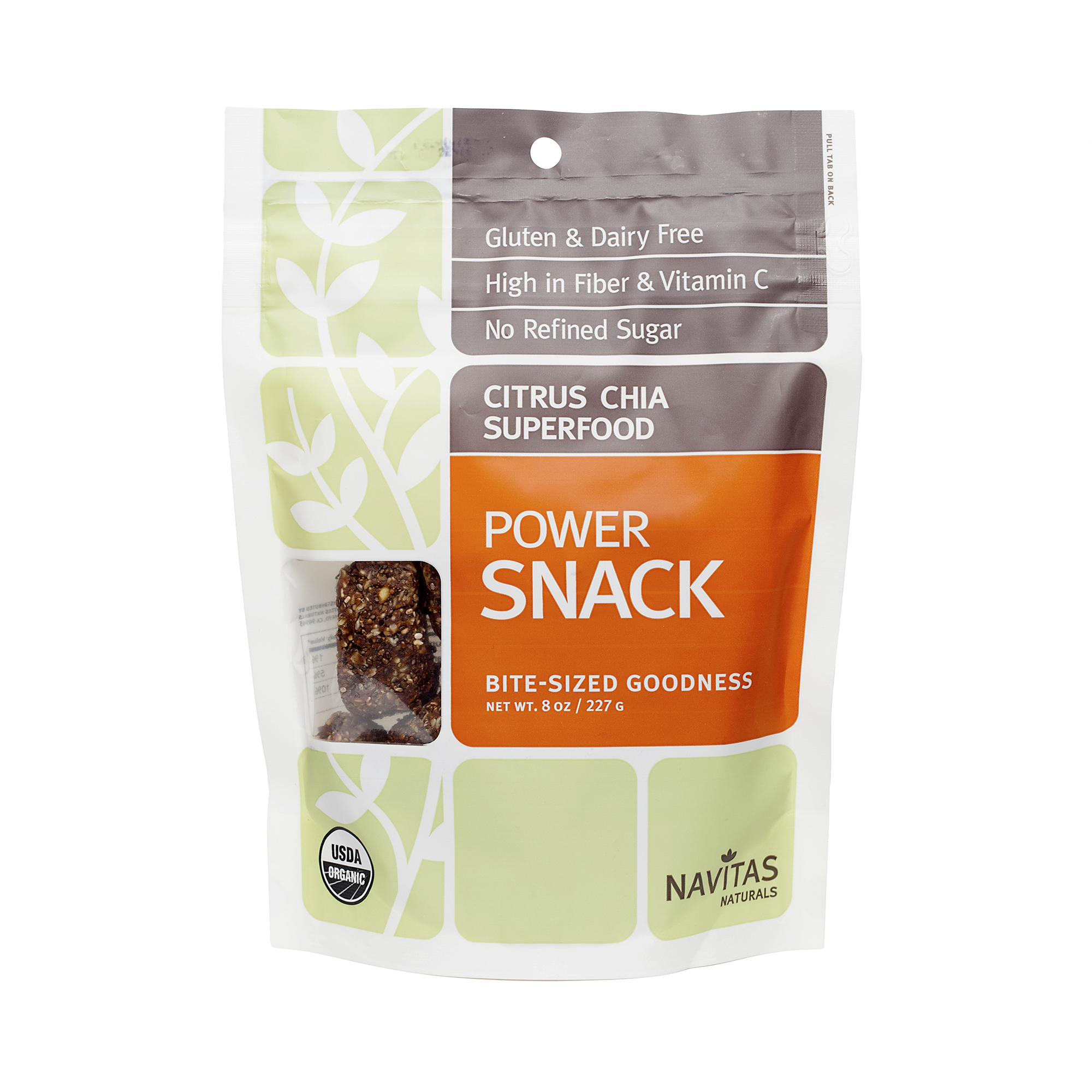 Organic Raw Power Snacks - Citrus Chia