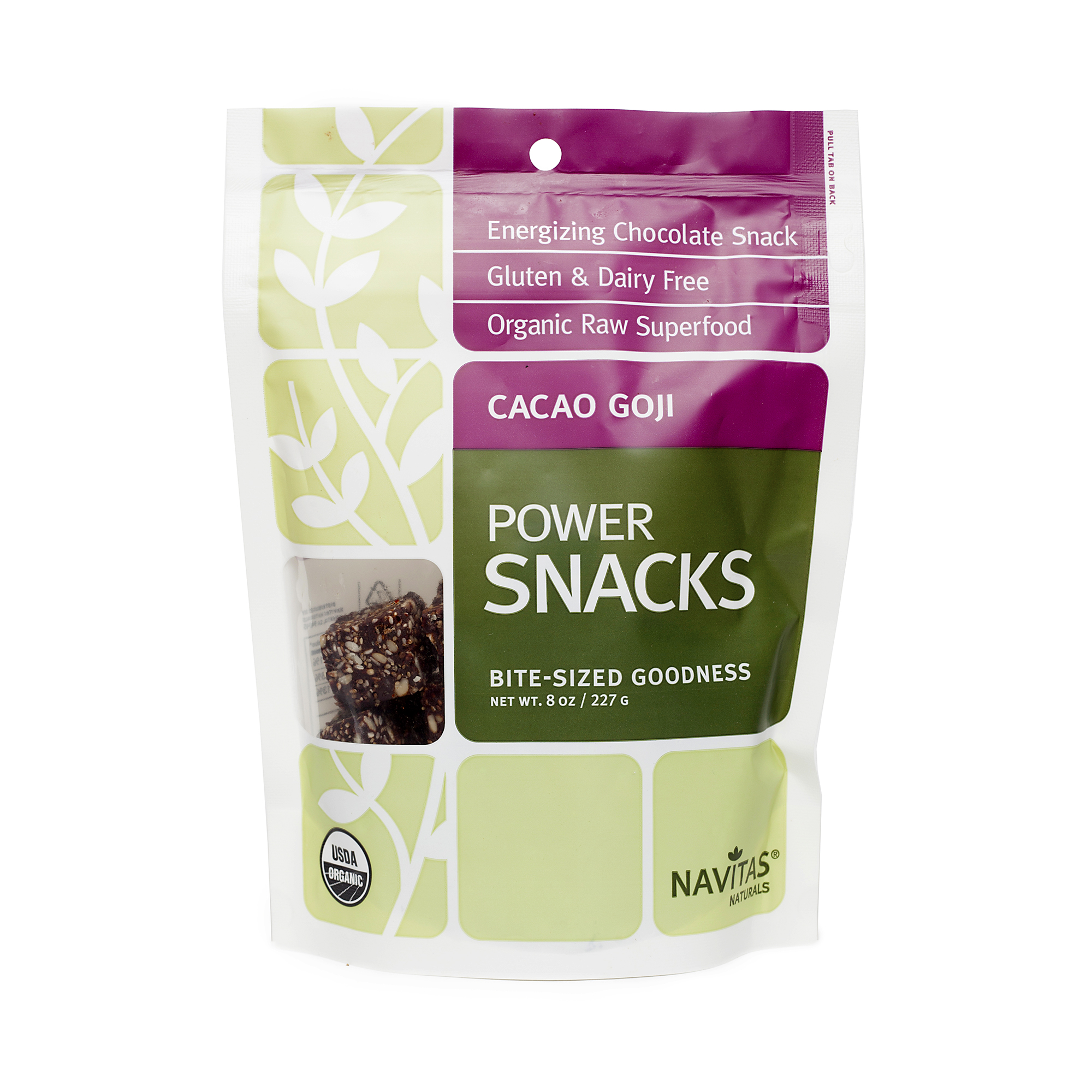 Organic Raw Power Snacks - Cacao Goji