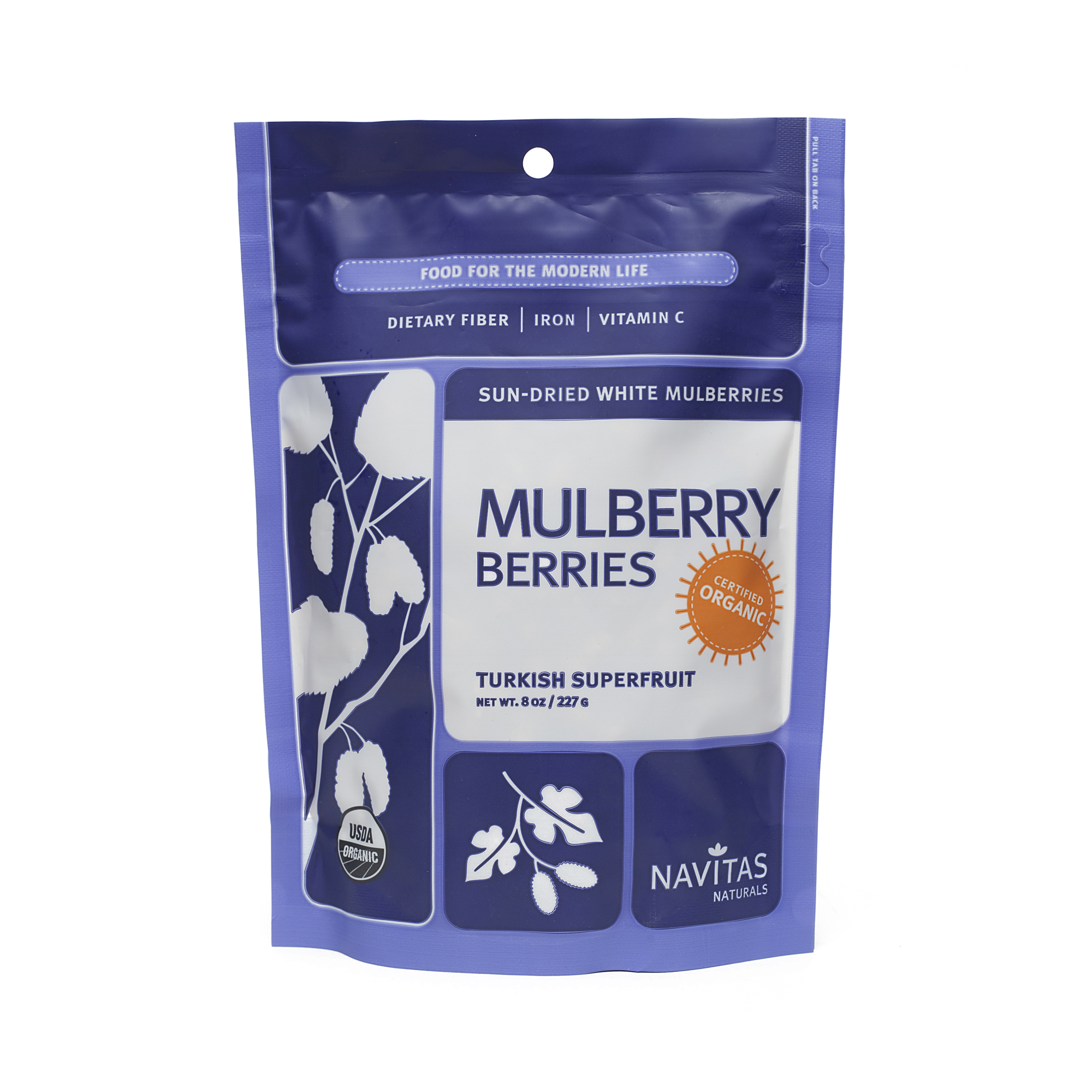 Organic White Mulberries