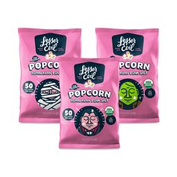 Halloween Organic Popcorn, Himalayan Pink Salt, Snack Packs