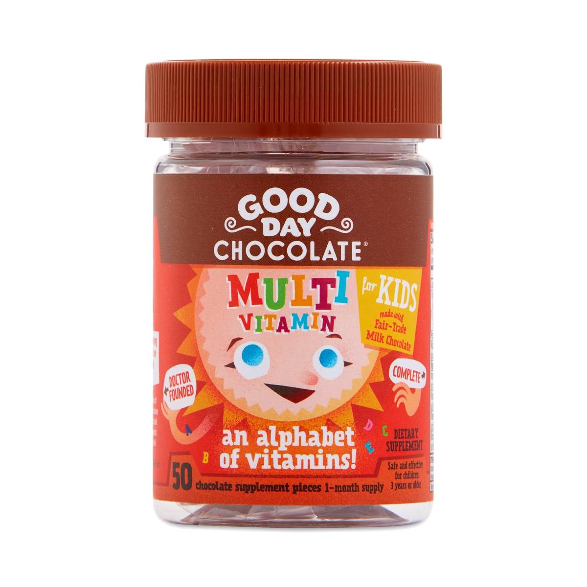 Milk Chocolate Multivitamin Supplement for Kids
