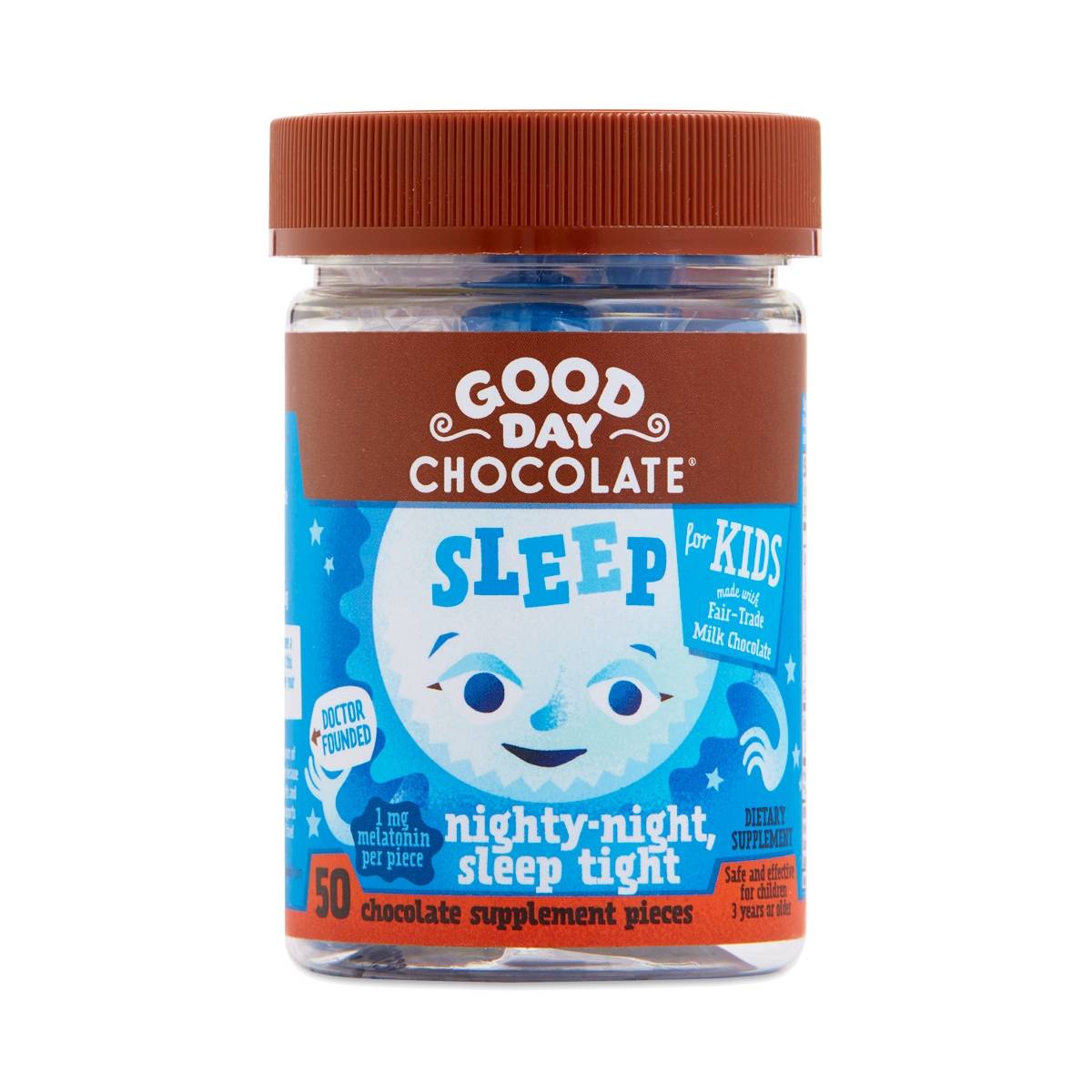 Good Day Chocolate Milk Chocolate Sleep Supplement for Kids Thrive Market