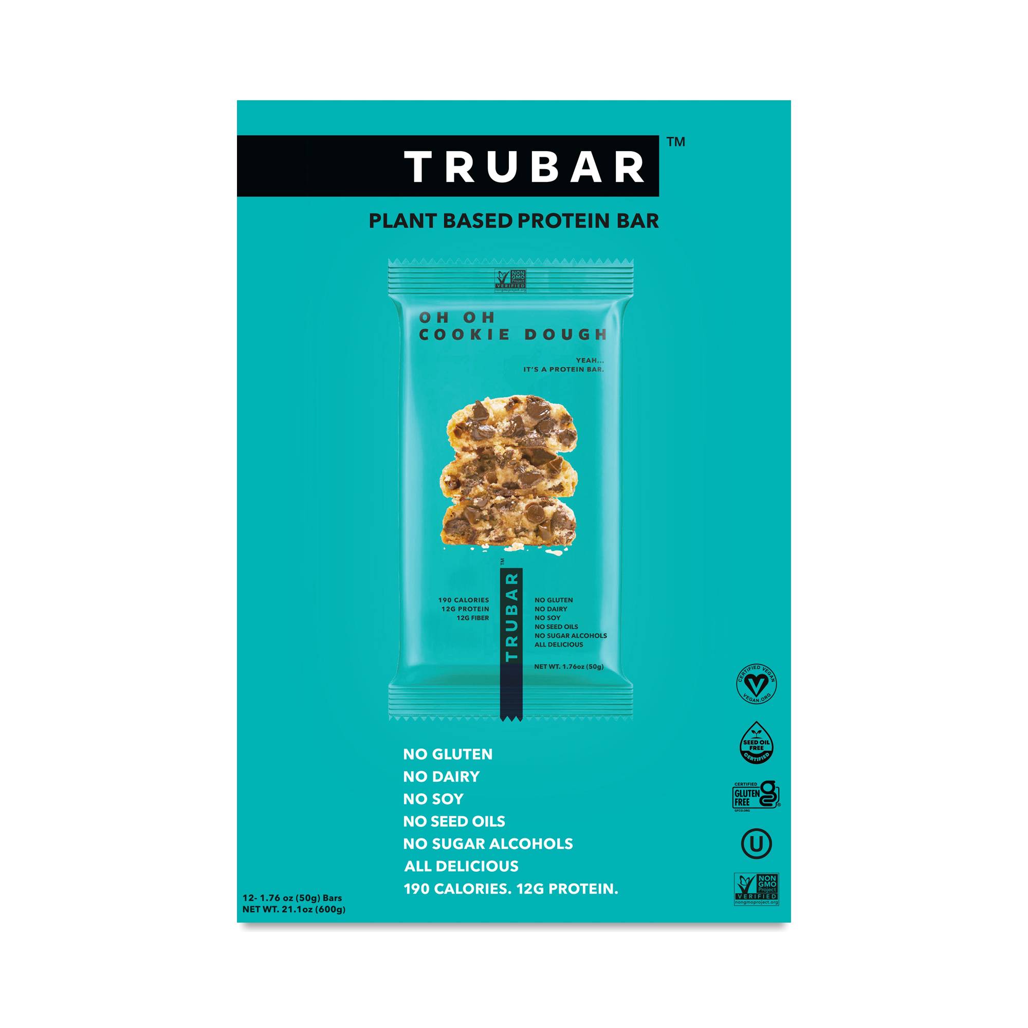 Plant Based Protein Bar, Oh Oh Cookie Dough