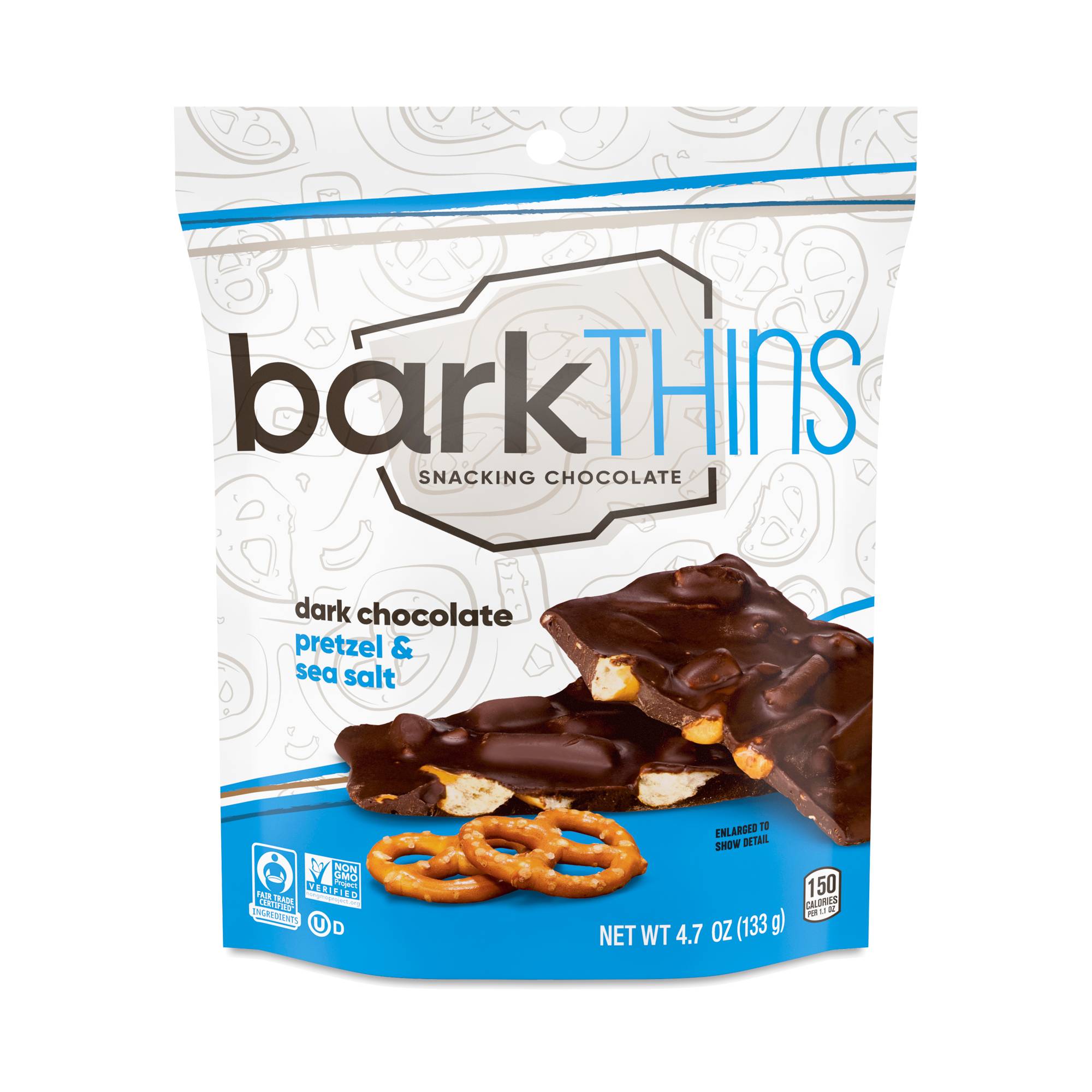 Snacking Chocolate, Dark Chocolate Pretzel & Sea Salt