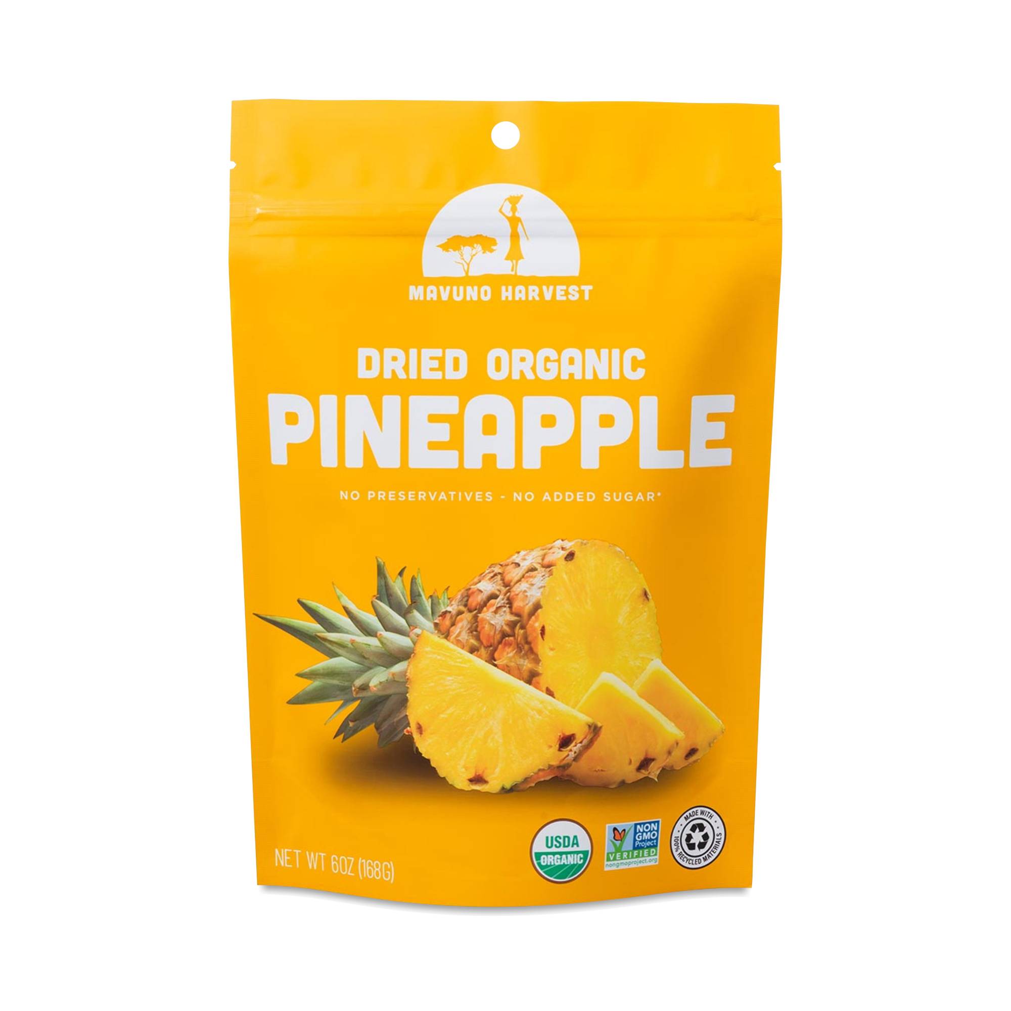 Organic Dried Pineapple