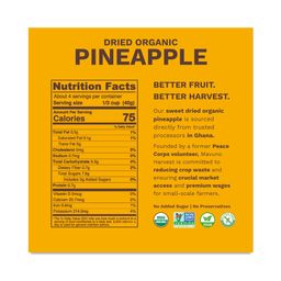Organic Dried Pineapple