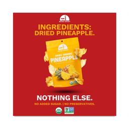 Organic Dried Pineapple